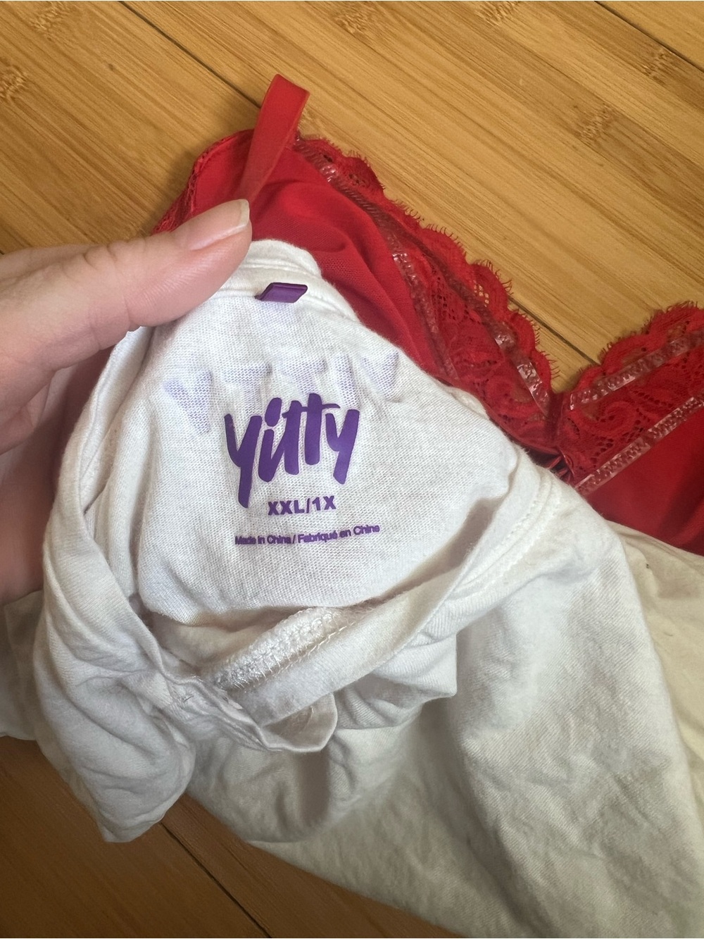 Yitty Shirt & Bra size 2X - Picture 7 of 7